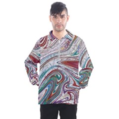 Abstract Background Ornamental Men s Half Zip Pullover