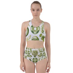 Algae Green Algae Chlorophyceae Racer Back Bikini Set by Pakjumat