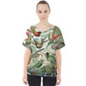 Humming Birds Trochilidae V-Neck Dolman Drape Top View1