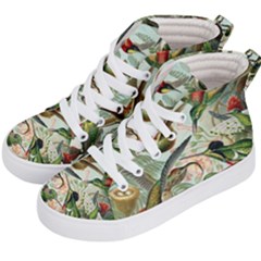 Humming Birds Trochilidae Kids  Hi-top Skate Sneakers by Pakjumat