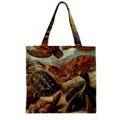 Turtles Leatherback Sea Turtle Zipper Grocery Tote Bag by Pakjumat