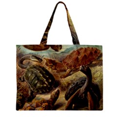 Turtles Leatherback Sea Turtle Zipper Mini Tote Bag by Pakjumat