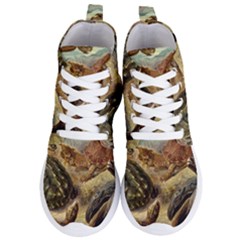 Turtles Leatherback Sea Turtle Women s Lightweight High Top Sneakers by Pakjumat