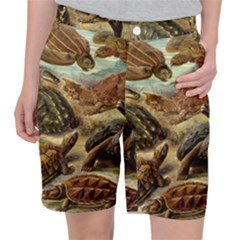 Turtles Leatherback Sea Turtle Women s Pocket Shorts by Pakjumat