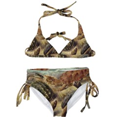 Turtles Leatherback Sea Turtle Kids  Classic Bikini Set by Pakjumat