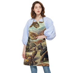 Turtles Leatherback Sea Turtle Pocket Apron by Pakjumat