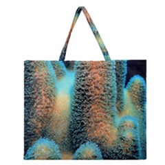 Photo Coral Great Scleractinia Zipper Large Tote Bag by Pakjumat