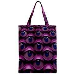 Artistic Eye Psychedelic Zipper Classic Tote Bag by Modalart