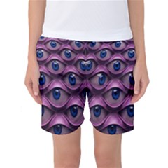 Artistic Eye Psychedelic Women s Basketball Shorts