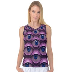 Artistic Eye Psychedelic Women s Basketball Tank Top