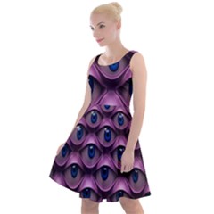 Artistic Eye Psychedelic Knee Length Skater Dress