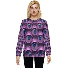 Artistic Eye Psychedelic Hidden Pocket Sweatshirt by Modalart