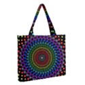 3d Psychedelic Shape Circle Dots Color Medium Tote Bag View2