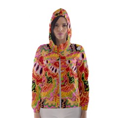 Fantasy Psychedelic Surrealism Trippy Women s Hooded Windbreaker by Modalart