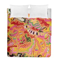 Fantasy Psychedelic Surrealism Trippy Duvet Cover Double Side (full/ Double Size) by Modalart