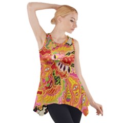 Fantasy Psychedelic Surrealism Trippy Side Drop Tank Tunic by Modalart