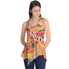 Fantasy Psychedelic Surrealism Trippy Sleeveless Tunic by Modalart