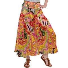 Fantasy Psychedelic Surrealism Trippy Women s Satin Palazzo Pants by Modalart