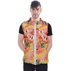 Fantasy Psychedelic Surrealism Trippy Men s Puffer Vest by Modalart