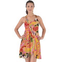 Fantasy Psychedelic Surrealism Trippy Show Some Back Chiffon Dress