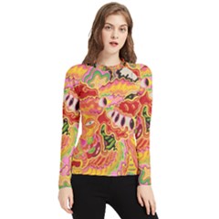 Fantasy Psychedelic Surrealism Trippy Women s Long Sleeve Rash Guard by Modalart