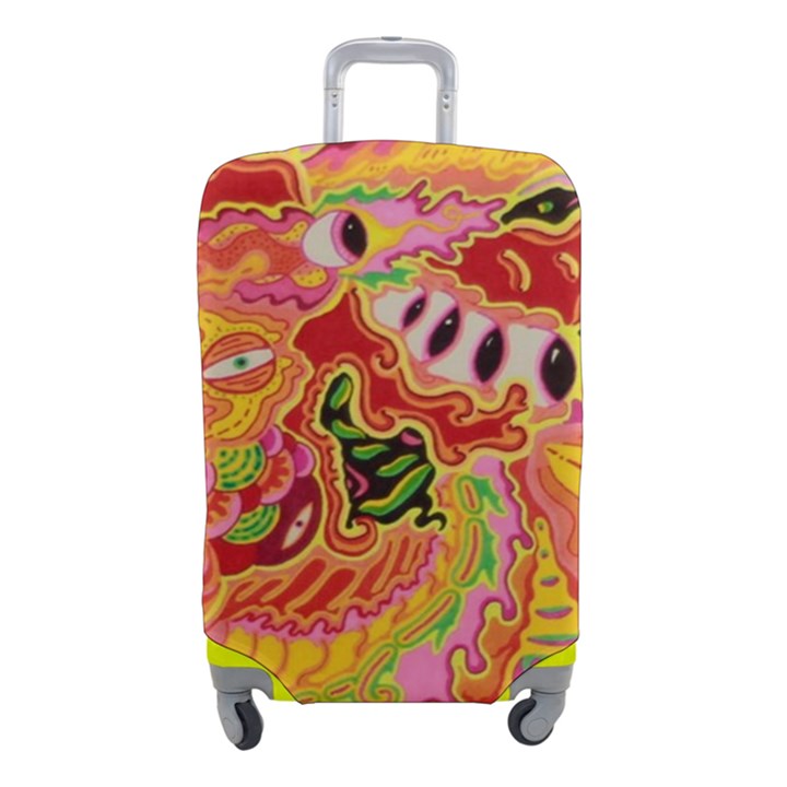 Fantasy Psychedelic Surrealism Trippy Luggage Cover (Small)