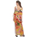 Fantasy Psychedelic Surrealism Trippy Maxi Chiffon Cover Up Dress View2