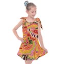 Fantasy Psychedelic Surrealism Trippy Kids  Tie Up Tunic Dress View1