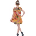 Fantasy Psychedelic Surrealism Trippy Kids  Tie Up Tunic Dress View2