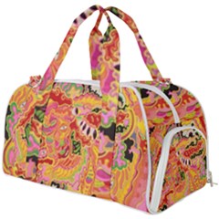 Fantasy Psychedelic Surrealism Trippy Burner Gym Duffel Bag by Modalart