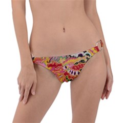 Fantasy Psychedelic Surrealism Trippy Ring Detail Bikini Bottoms by Modalart