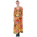 Fantasy Psychedelic Surrealism Trippy Button Up Maxi Dress View1