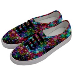 Psychedelic Bubbles Abstract Men s Classic Low Top Sneakers by Modalart