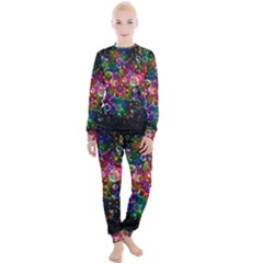 Psychedelic Bubbles Abstract Women s Lounge Set by Modalart