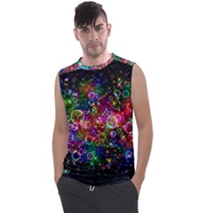 Psychedelic Bubbles Abstract Men s Regular Tank Top