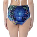 Psychedelic Mushrooms Psicodelia Dream Blue Classic High-Waist Bikini Bottoms View2