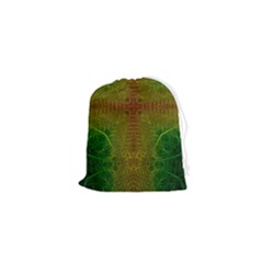 Psychedelic Screen Trippy Drawstring Pouch (xs) by Modalart