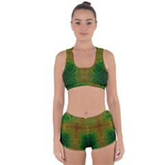 Psychedelic Screen Trippy Racerback Boyleg Bikini Set by Modalart