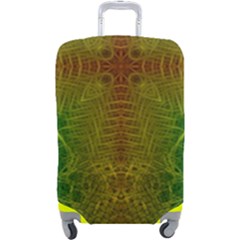 Psychedelic Screen Trippy Luggage Cover (large) by Modalart