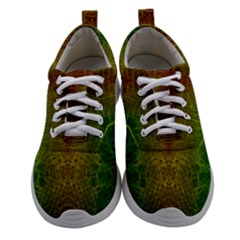 Psychedelic Screen Trippy Women Athletic Shoes by Modalart