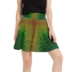 Psychedelic Screen Trippy Waistband Skirt by Modalart