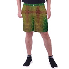 Psychedelic Screen Trippy Men s Pocket Shorts by Modalart