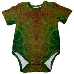 Psychedelic Screen Trippy Baby Short Sleeve Bodysuit by Modalart