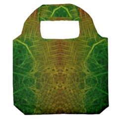 Psychedelic Screen Trippy Premium Foldable Grocery Recycle Bag by Modalart