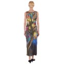 Psychedelic Tree Abstract Psicodelia Fitted Maxi Dress View2