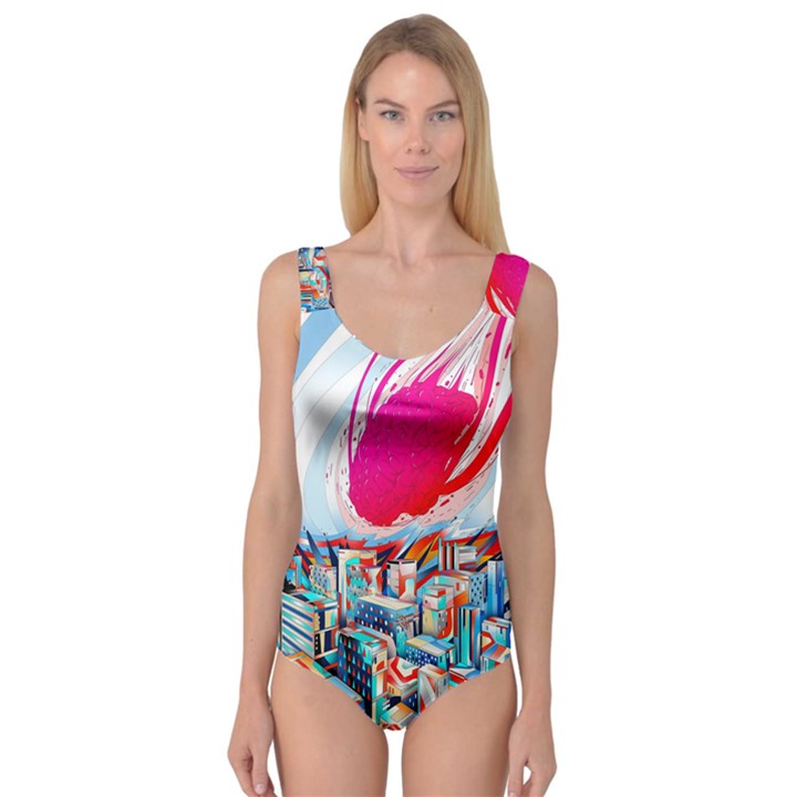 Artistic Psychedelic Art Princess Tank Leotard 