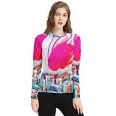 Artistic Psychedelic Art Women s Long Sleeve Rash Guard by Modalart