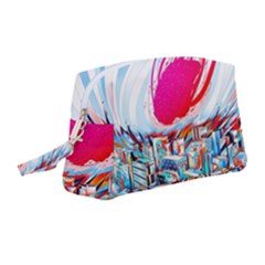 Artistic Psychedelic Art Wristlet Pouch Bag (medium) by Modalart