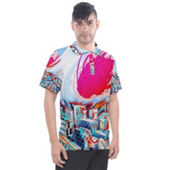 Artistic Psychedelic Art Men s Polo T-shirt