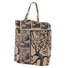 Artistic Psychedelic Giant Grocery Tote by Modalart